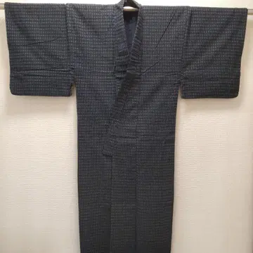 목화 쿠루메 서생 무늬 남자 기모노 (876)