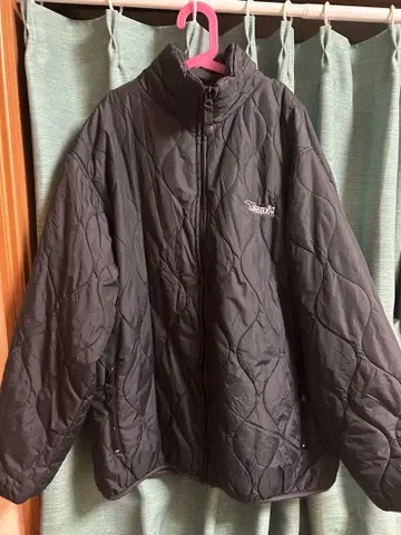 Bear USA 퀼팅 자켓 블루종 블랙