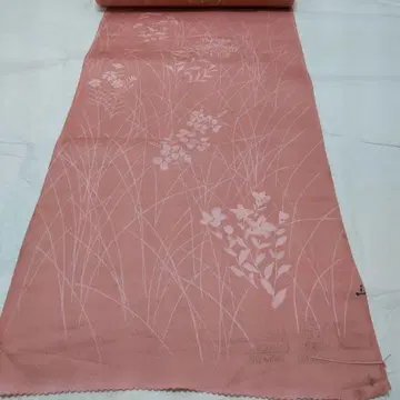 순수 실크 초화 무늬 깃털 옷감 (878)