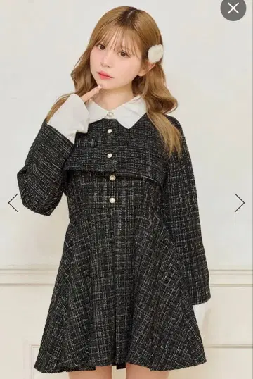 아프레 주르 트위드 원피스 자켓 셋업