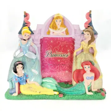 디즈니 프린세스 사진 프레임 사진꽂이 현 상태품