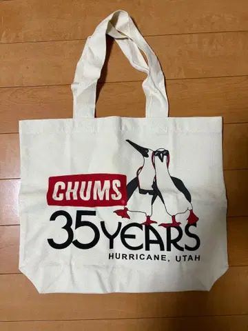 CHUMS 35주년 한정판 토트백 참스