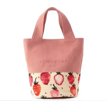 FEILER 페이러 LOVERARY 스트로베리 패턴 토트백