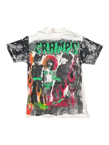 THE CRAMPS / 90's All Over Print T-shirt