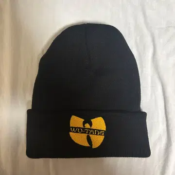 WU-TANG 니트 모자 블랙