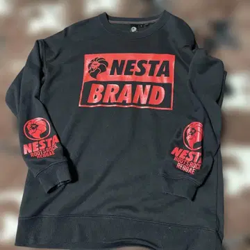 NESTA 블랙 맨투맨 M