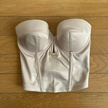 NOVARESE 스트랩리스 코르셋 베이지