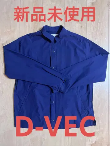 미사용 새상품 D-VEC 셔츠 자켓 네이비 M 사이즈