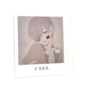 흑집사 Black Label 트레이딩 사진풍 카드 시엘