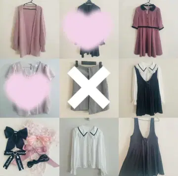 여성용 패션 세트 블라우스 가디건 원피스 6종 세트