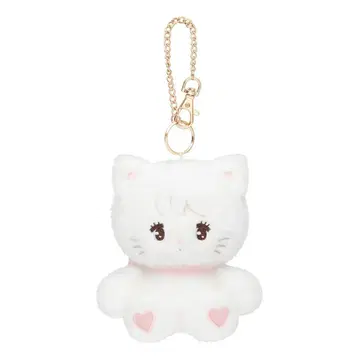 Lil ala mode 앉은 키체인 마스코트 봉제 인형 무스