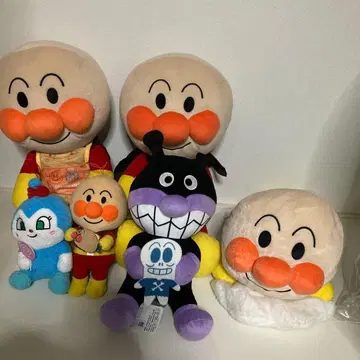 호빵맨 봉제 인형 약 30cm 묶음 판매