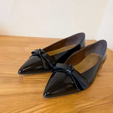 [ 미사용 ] Odette e Odile 리본 타이 플랫 펌프스
