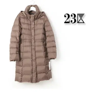 153 새상품 23구 시레 타프타 롱 다운 코트 다운 자켓 38