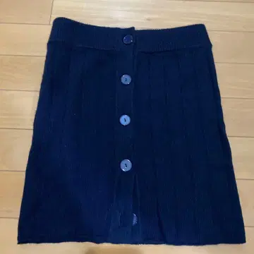 다크 네이비 니트 튜브탑