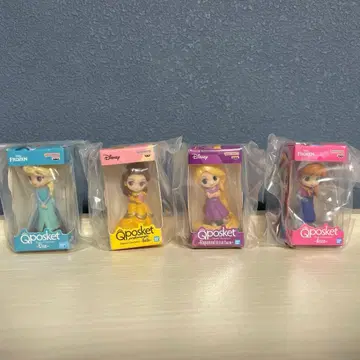 디즈니 캐릭터 Q posket 미니어처 컬렉션 2 전 4종 세트