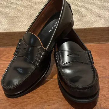 REGAL 블랙 가죽 로퍼