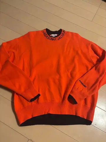 잭 버니 스웨터 오렌지 사이즈 2