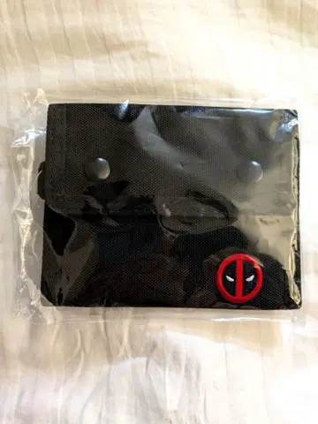 [ 미개봉 ] 마블 자수 3단 폴더형 지갑 데드풀 페이스 아이콘