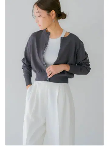 [ regleam ] 베이직 숏 가디건