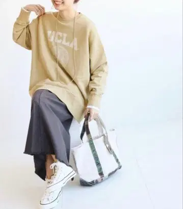 저널 스탠다드 리룸 세이힌조메 칼리지 슬릿 맨투맨