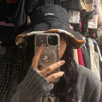 x-garl 버킷햇 리버서블