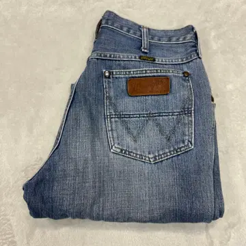 새상품급 랭글러 스트레이트 데님 라이트 블루 빈티지