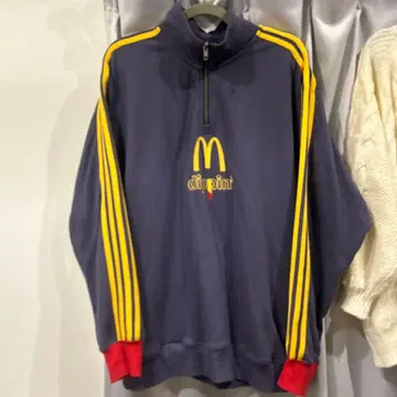 graniph 맥도날드 콜라보 하프 지퍼 트레이닝복 L 사이즈
