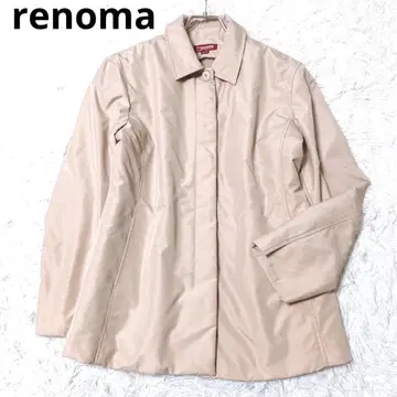 레노마 자켓 아우터 베이지 라이너 포함 럭셔리 옷깃 캐주얼