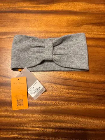 캐시미어 100% 헤어밴드 그레이 몽골산 그레이