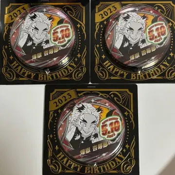 귀멸의 칼날 벌스데이 캔뱃지 렌고쿠 쿄쥬로