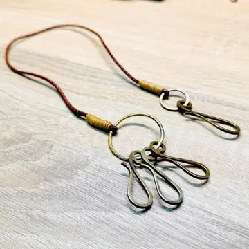 DIGAWEL 가죽 지갑 코드 브라운