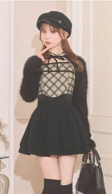 미셸 마카롱 부동의 1위!! 슬림 레그가 되는 스커트 (이너 팬츠 포함)