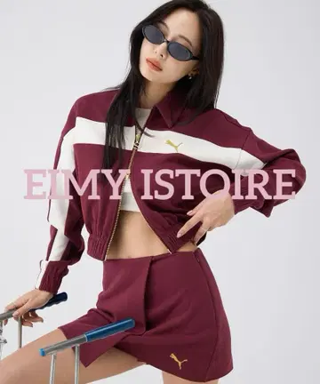 PUMA 트랙 자켓 x 스카 숏 팬츠 SET