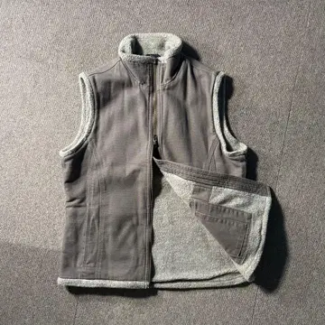 DULUTH TRADING 보아 안감 더블 지퍼 워크 베스트 덕