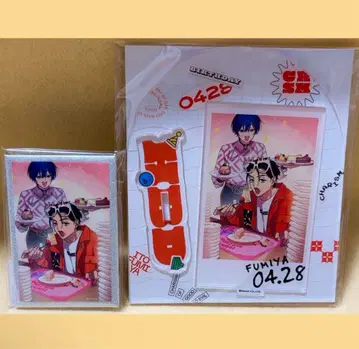 카리스마 벌스데이 생일 굿즈 아크릴 스탠드 캔뱃지 이토 후미야