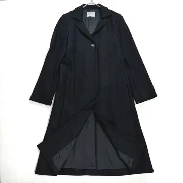 새상품급 L 띠어리 럭스 스텐카라 코트 히요쿠 울 롱 코트 블랙