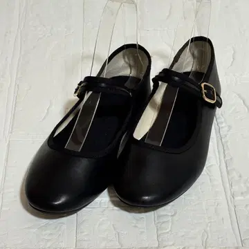 메리제인 플랫슈즈 블랙 23cm 스트랩 포함