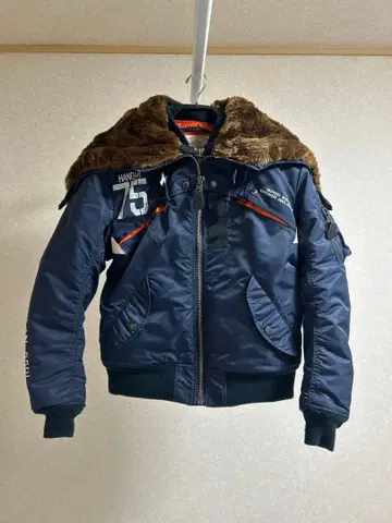 레어 AVIREX MA-1 리모델 마크 2 DEPO 한정품 네이비