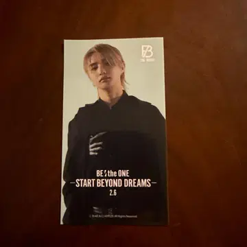 BE:FIRST 무비티켓 특전 준논 마나토