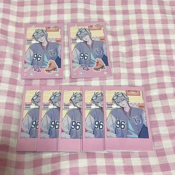 니지산지 쿠츠하 뉴트로 폴라로이드풍 카드 R2, N5 총 7장 세트