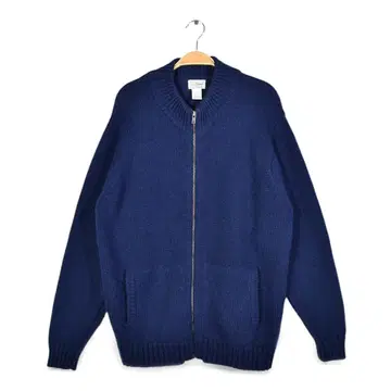 엘엘빈 셰틀랜드 울 스웨터 드라이버스 니트 집업