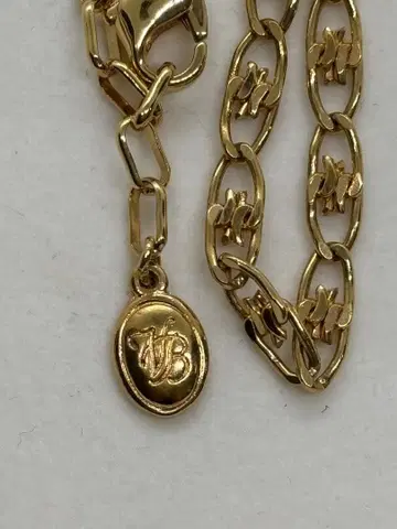 VB 골드톤 더블 체인 목걸이