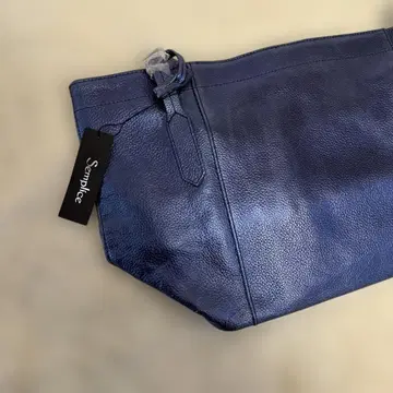 Semplice 파랑 가죽 핸드백