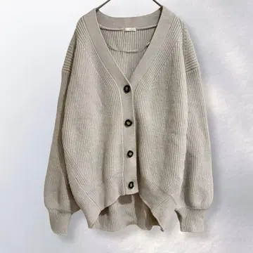 지유 GU 퍼프 터치 퍼프 슬리브 가디건 겉옷 L [ c82