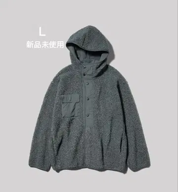 GU 보아 플리스 스냅 후드티 ENGINEERED GARMENTS L