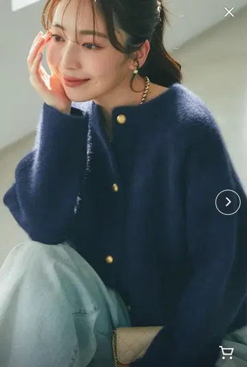 la boutiquebonbon 하이퀄리티 울 접결 자켓 가디건