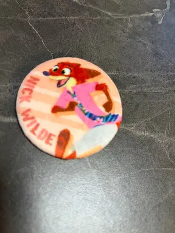 주토피아2 복슬복슬 캔뱃지 닉