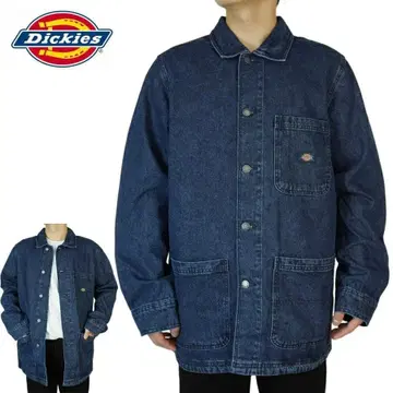 S 새상품 디키즈 dickies 데님 커버올 워크 자켓 초아 코트