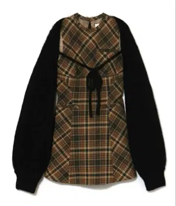 Mimi check set mini dress andmary yellow